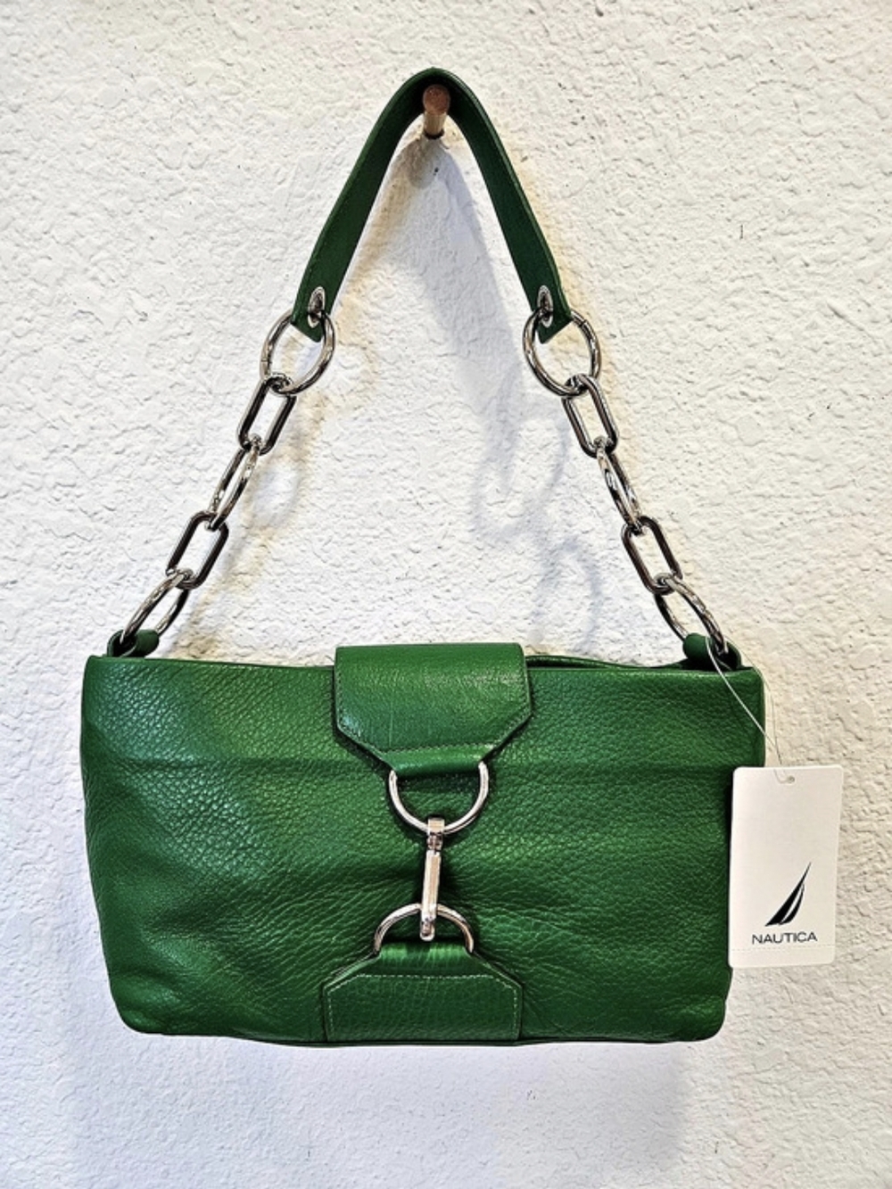 Nautica Green Shoulder Bag NWT